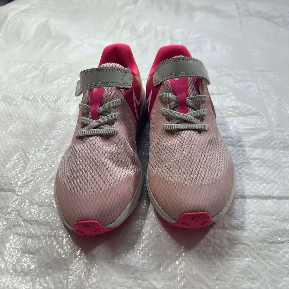 Nike Star Runner 2 PS Girls Size 3Y Pink Orange Gradient Running Shoes